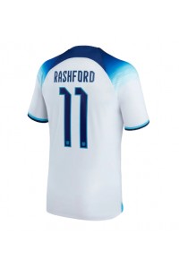 Englanti Marcus Rashford #11 Jalkapallovaatteet Kotipaita MM-kisat 2022 Lyhythihainen